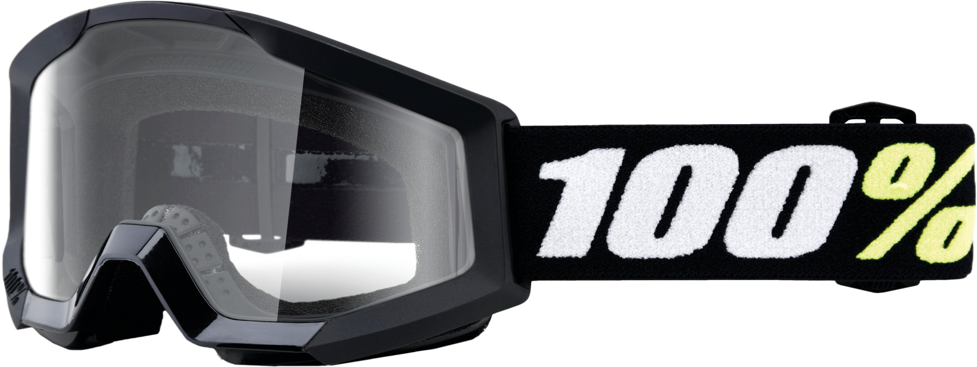 STRATA MINI GOGGLE BLACK CLEAR LENS