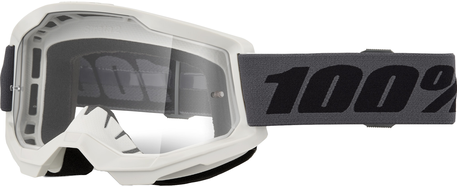 STRATA 2 GOGGLE GREY CLEAR LENS