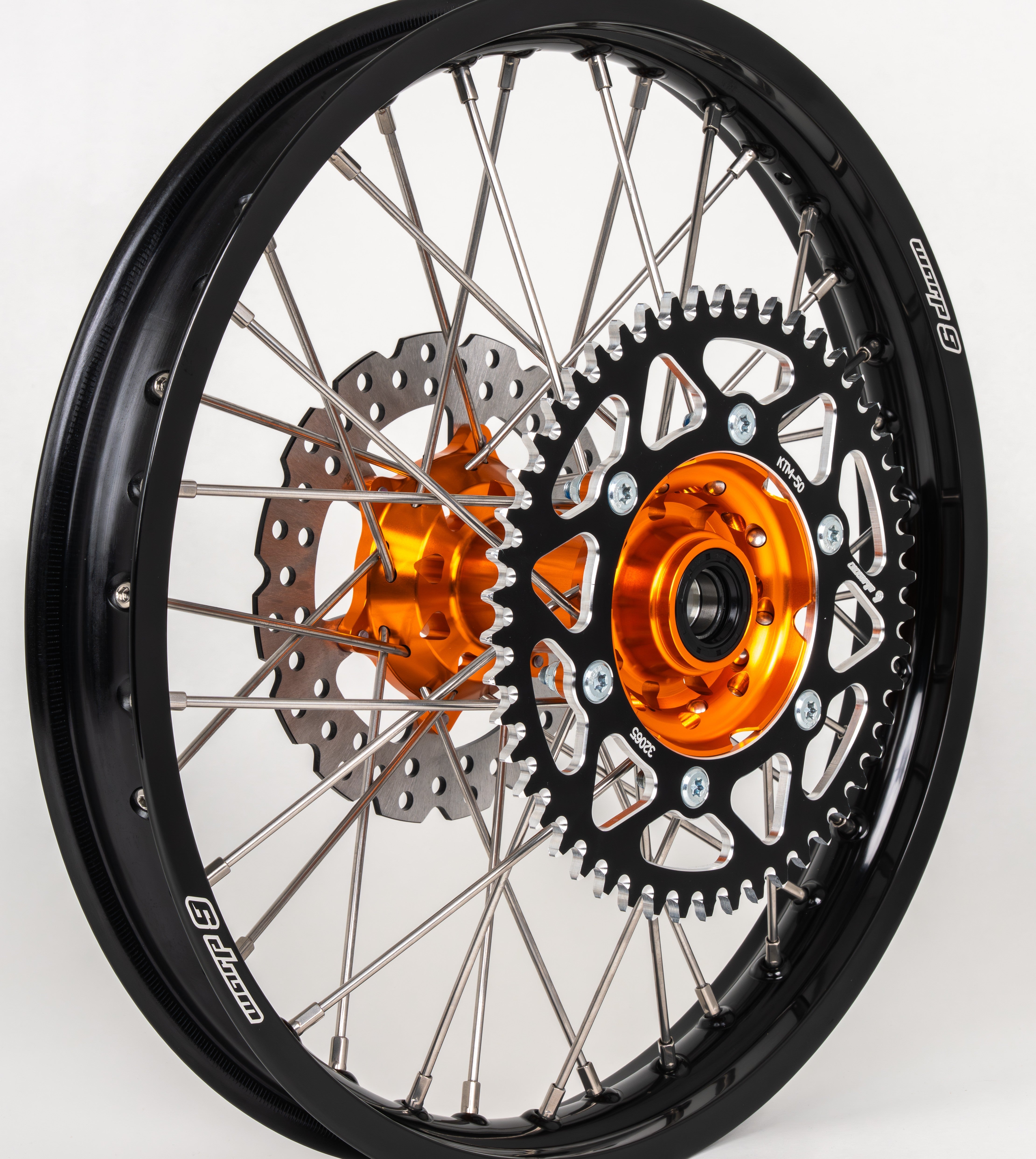 KTM/HUSQ/GAS GAS 20/25mm Axle Rear Wheel (IN STOCK) Fitment Below