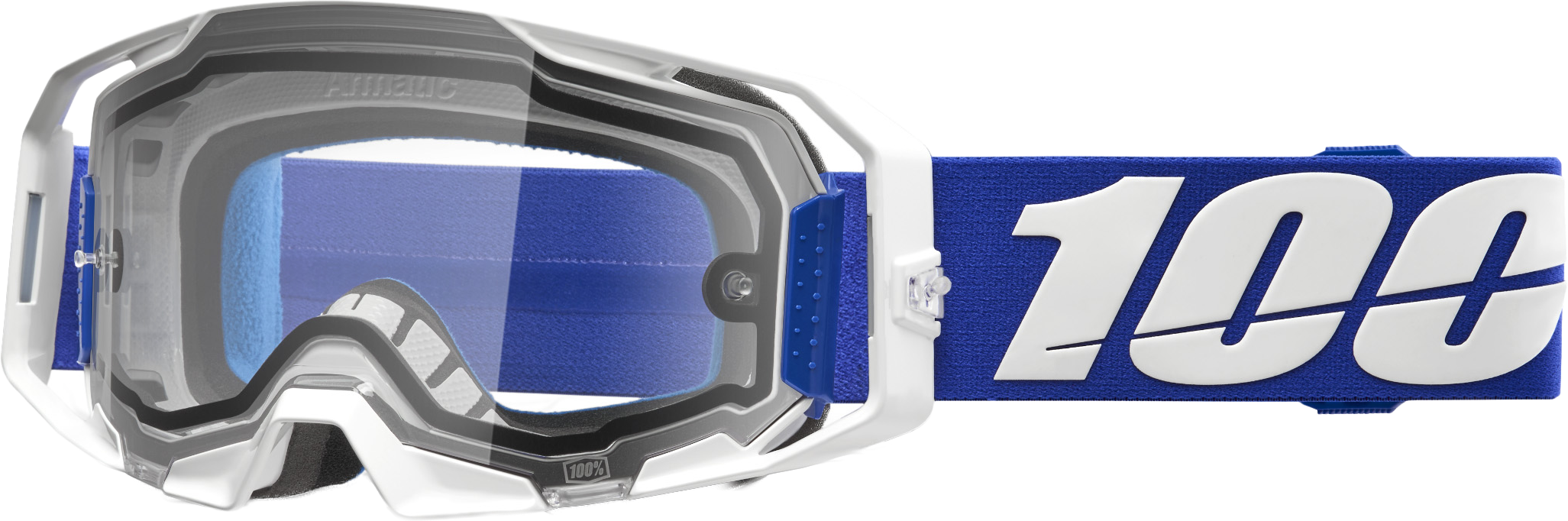 ARMATIC ENDURO MOTO GOGGLE BLUE CLEAR LENS