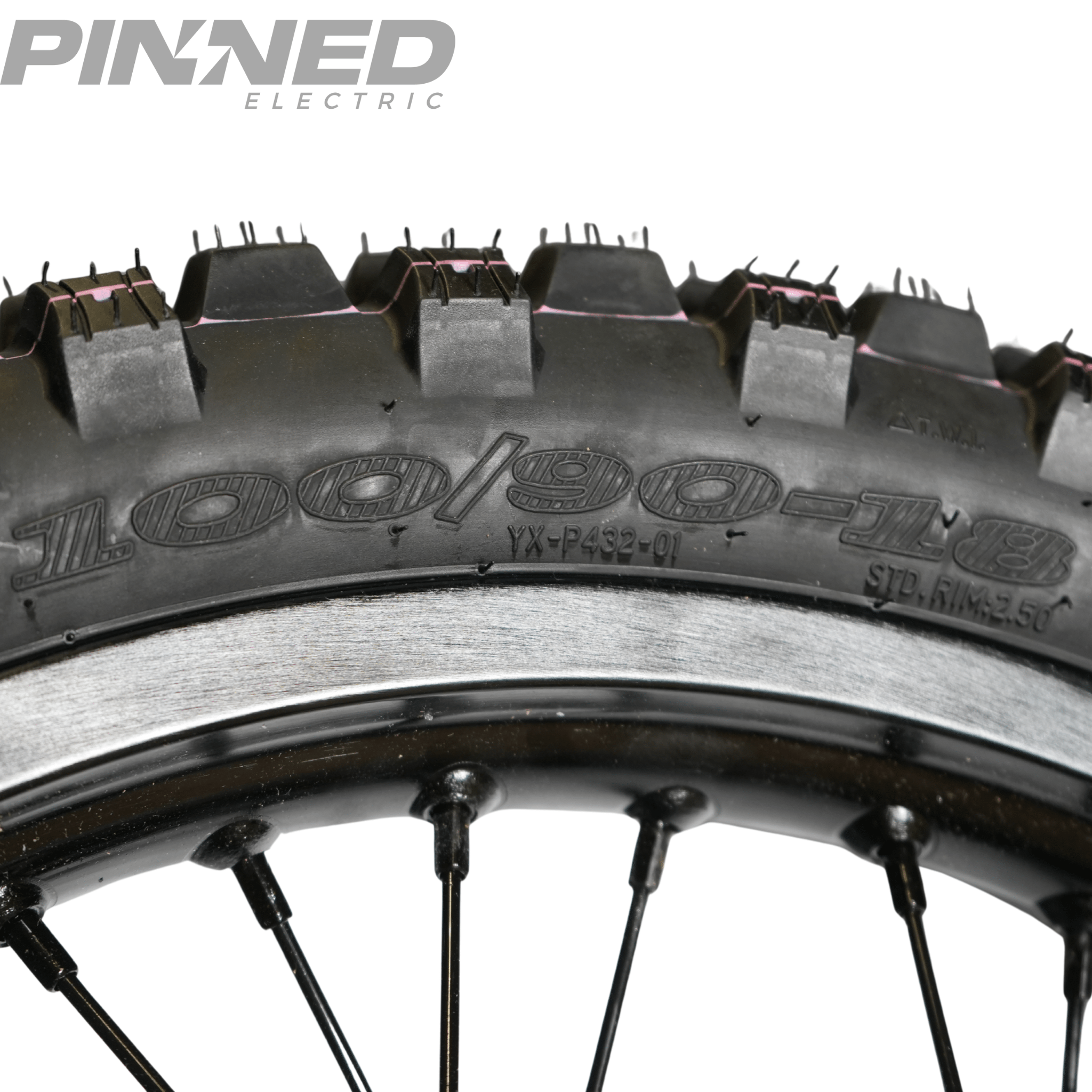 Arctic Leopard XE Pro 18" Rear Wheel and Dirt Tires (Arctic Leopard XE Pro OEM)