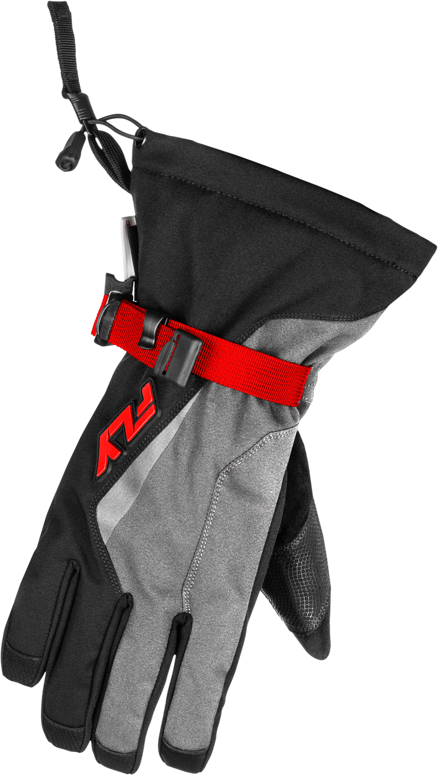 TITLE GAUNTLET GLOVES RED/LIGHT GREY/BLACK MD