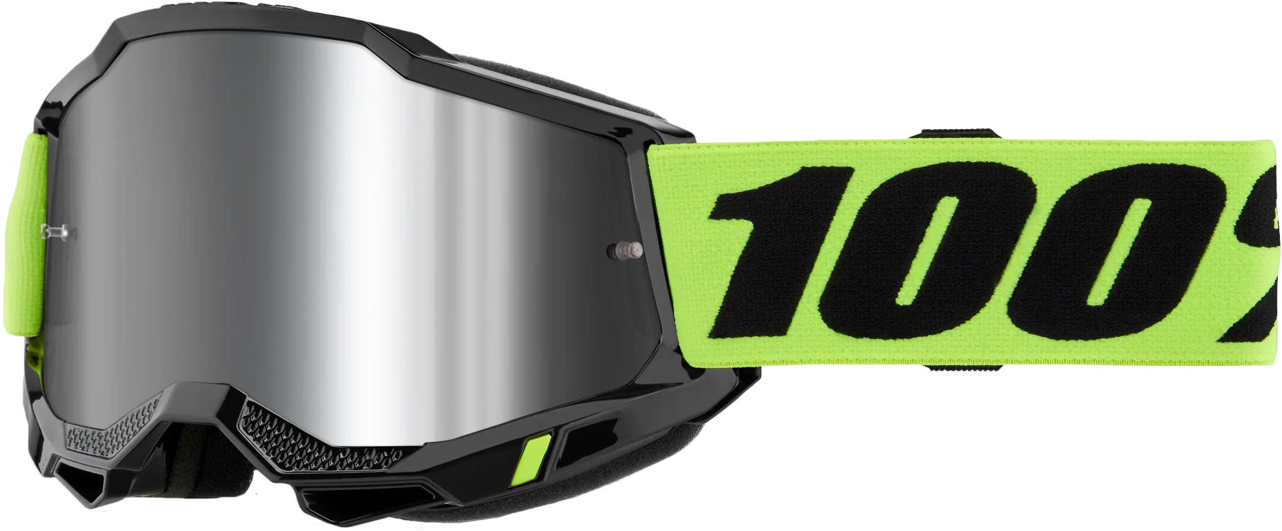 ACCURI 2 JUNIOR GOGGLE N. YLLW MIRROR SILVER LENS