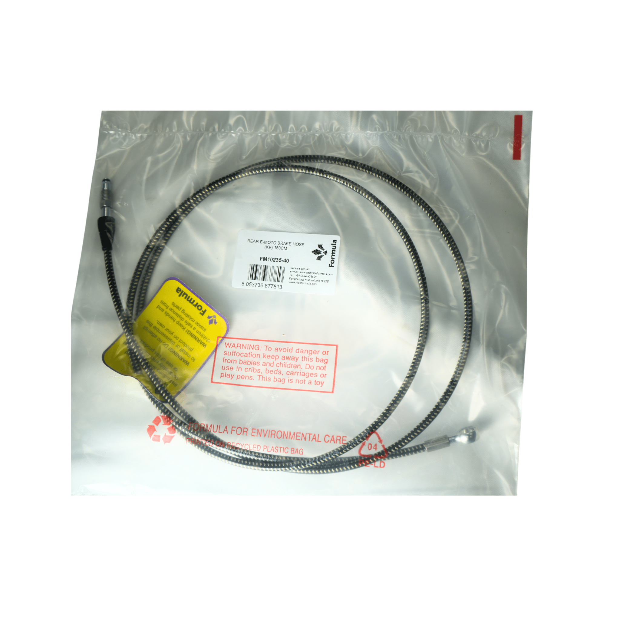 Formula Kevlar Rear Brake Hose (Light Emoto)