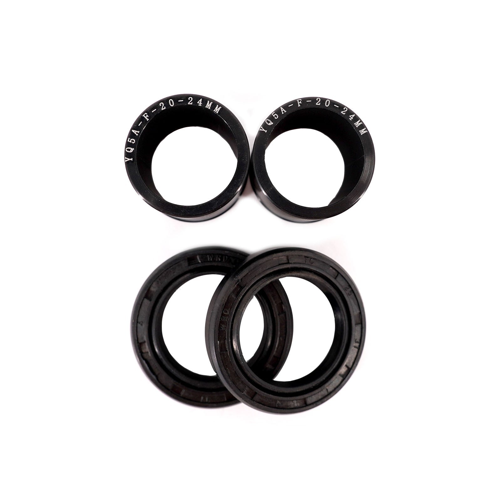 KKE Replacement Front Billet Bushing Spacers Kit Fit Surron Ultra Bee 2023-2025 Black
