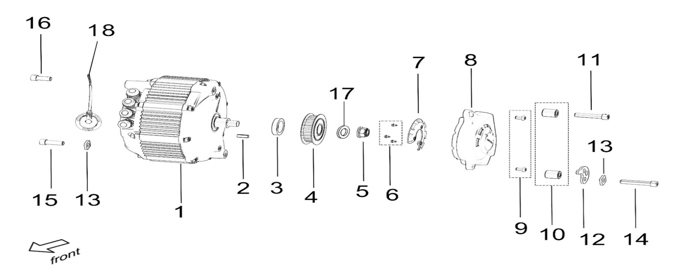 Surron Light Bee Motor Square Washer (2 pcs)