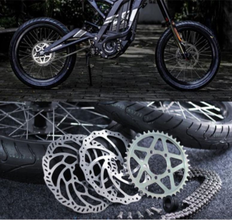 Surron Supermoto Wheel Set 17inch OEM All blacked out