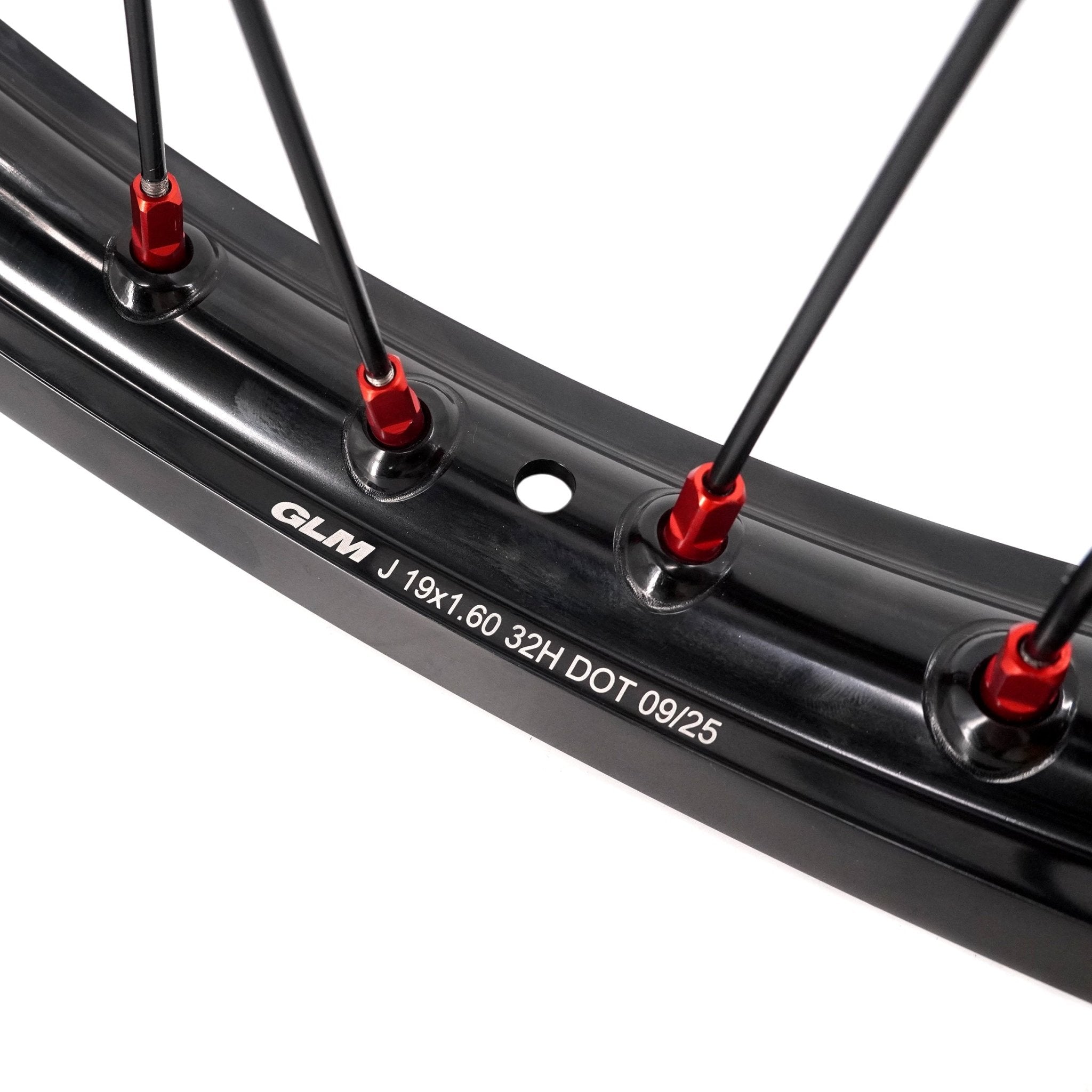 KKE 1.6*19" & 1.85*16" New Style E-bike Wheels Rim For SurRon Light Bee-X 2019-2025 Red Nipples