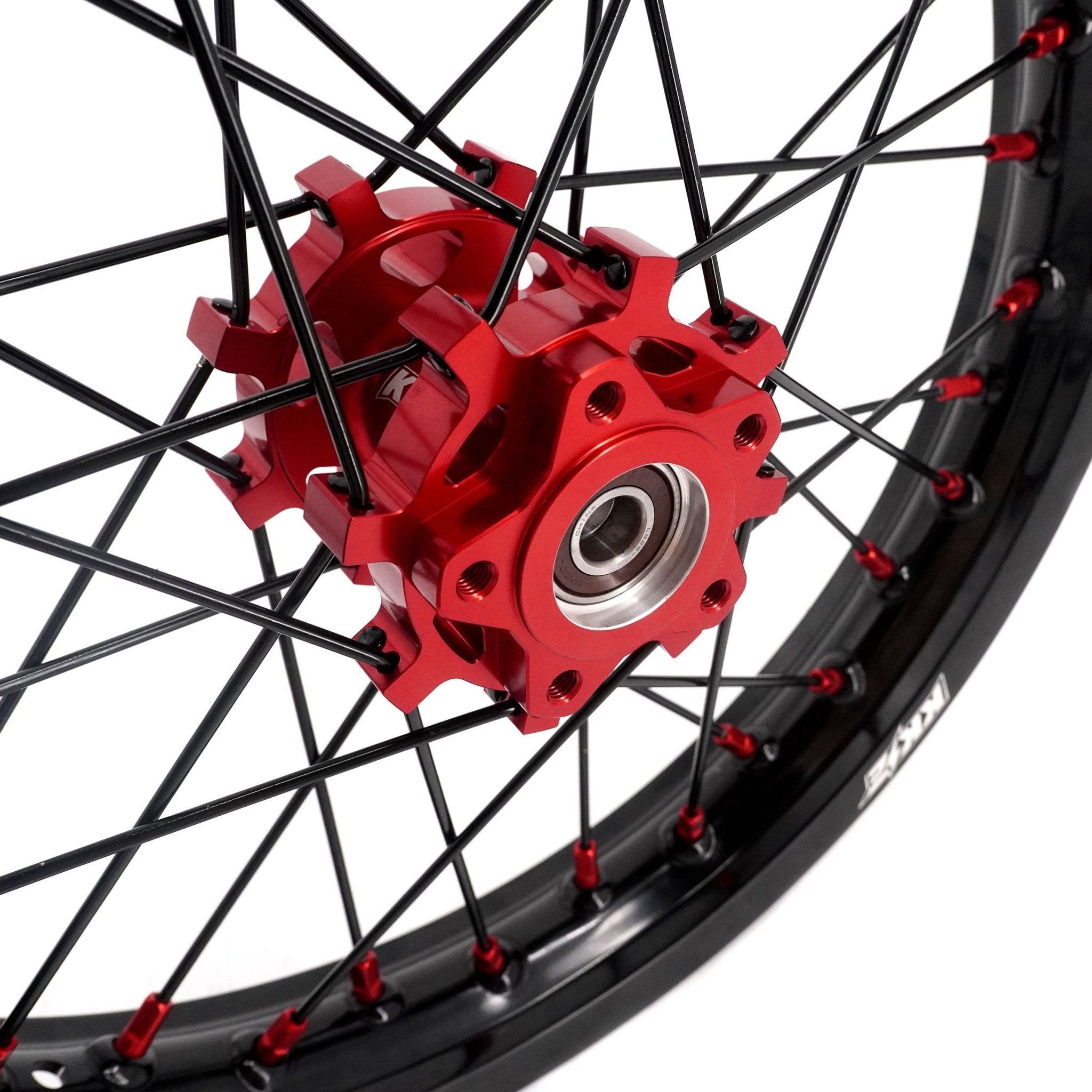 KKE 1.6*19" & 1.85*16" New Style E-bike Wheels Rim For SurRon Light Bee-X 2019-2025 Red Nipples