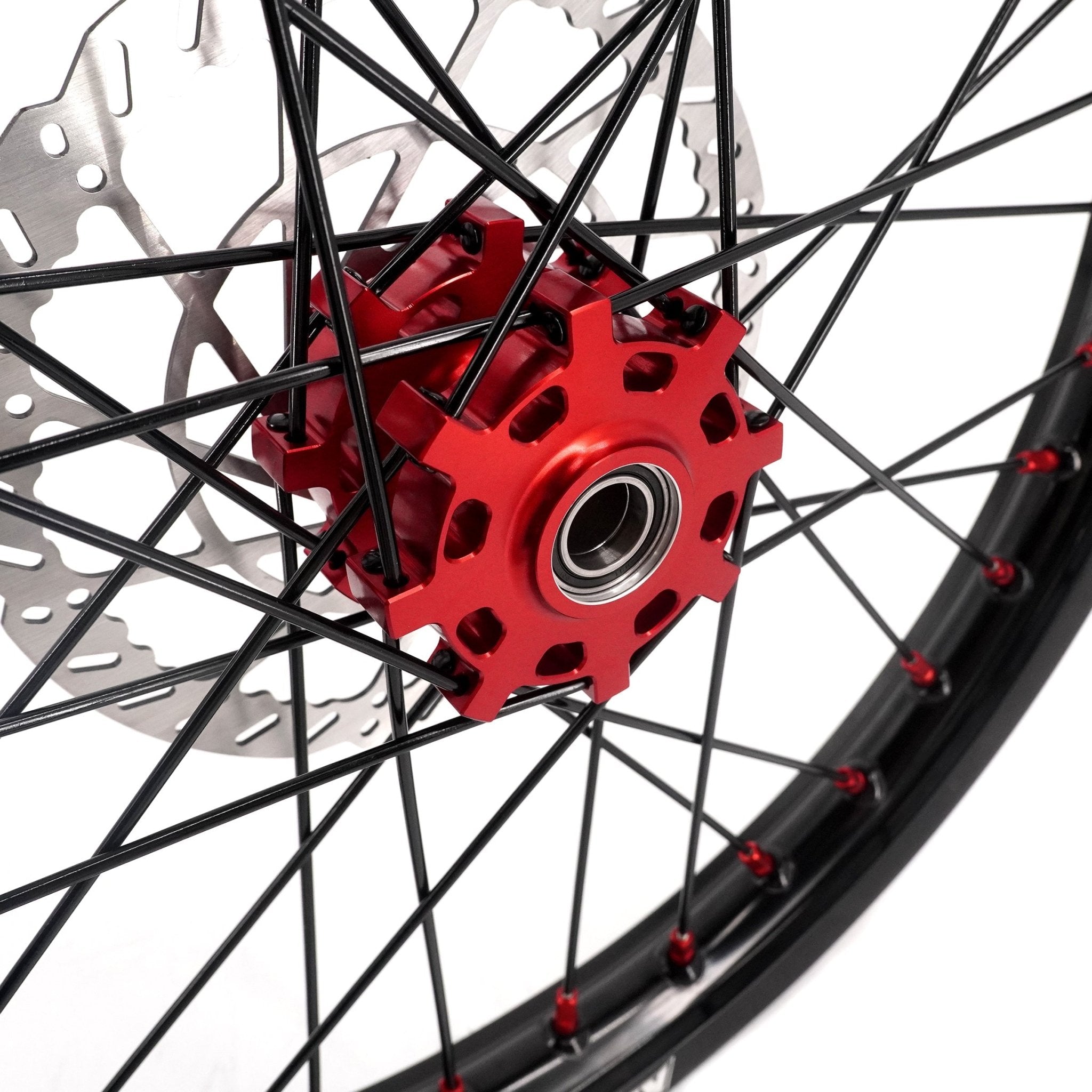 KKE 1.6*19" & 1.85*16" New Style E-bike Wheels Rim For SurRon Light Bee-X 2019-2025 Red Nipples