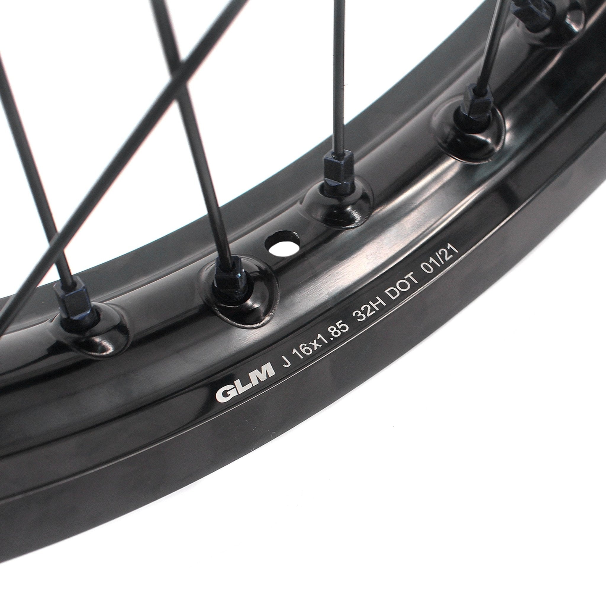 KKE 1.85*16" Electric Dirtbike Rear Wheels Rim Fit SurRon Light Bee-X 2019-2025 All Black