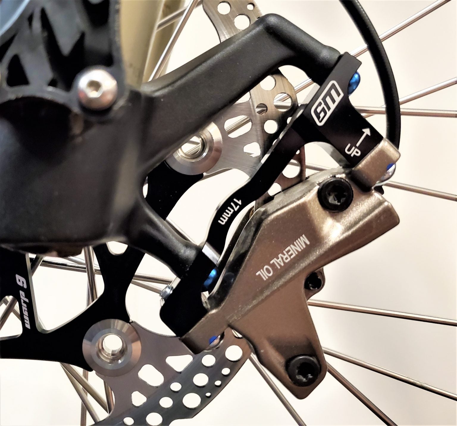 Warp9 SegRon Talaria Front Brake Rotor Adapter