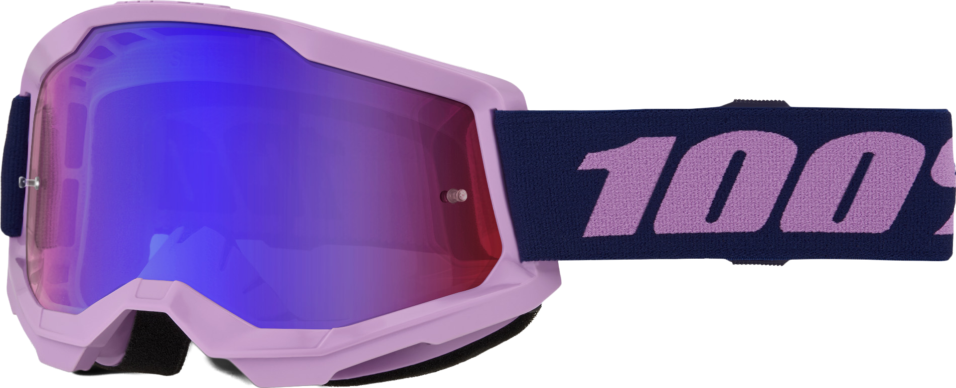 STRATA 2 GOGGLE PURPLE RED/BLUE MIRROR LENS