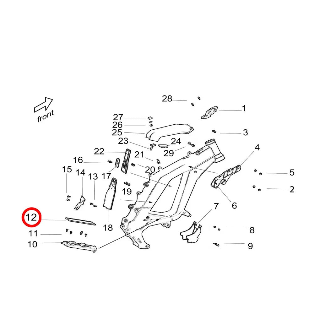 Battery Lower Buffer Foam