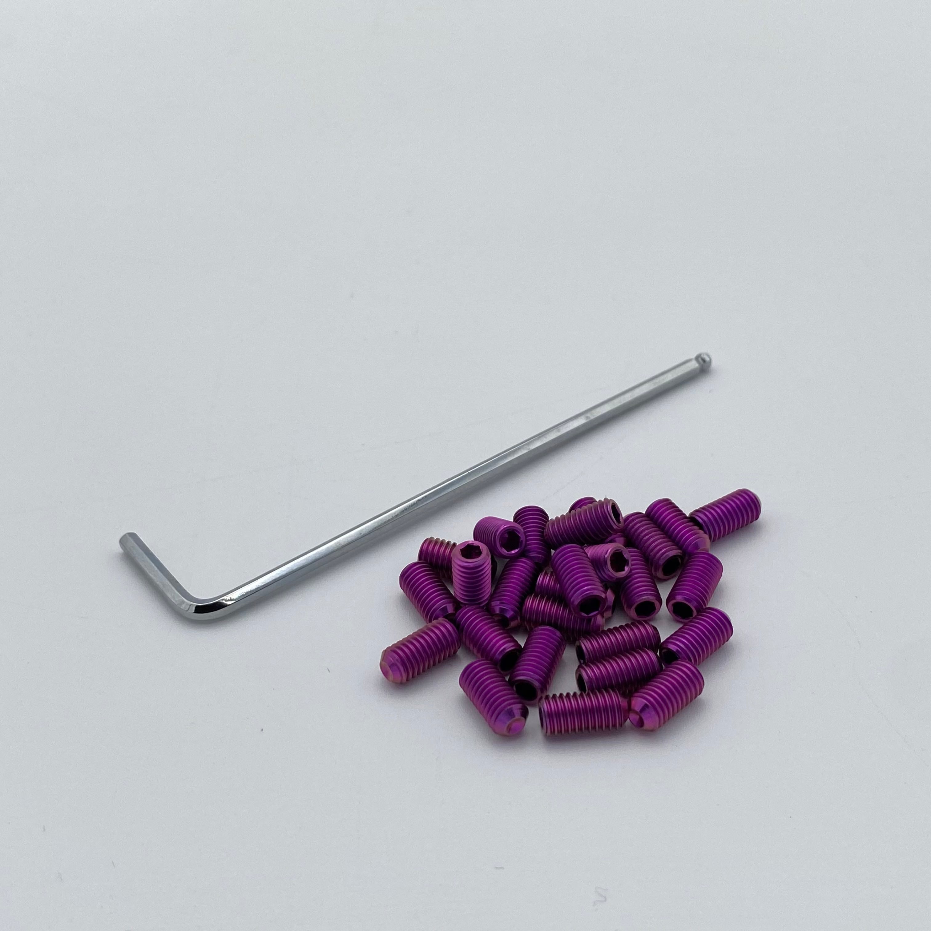 Titanium Elite Foot Peg Screws (Collective)
