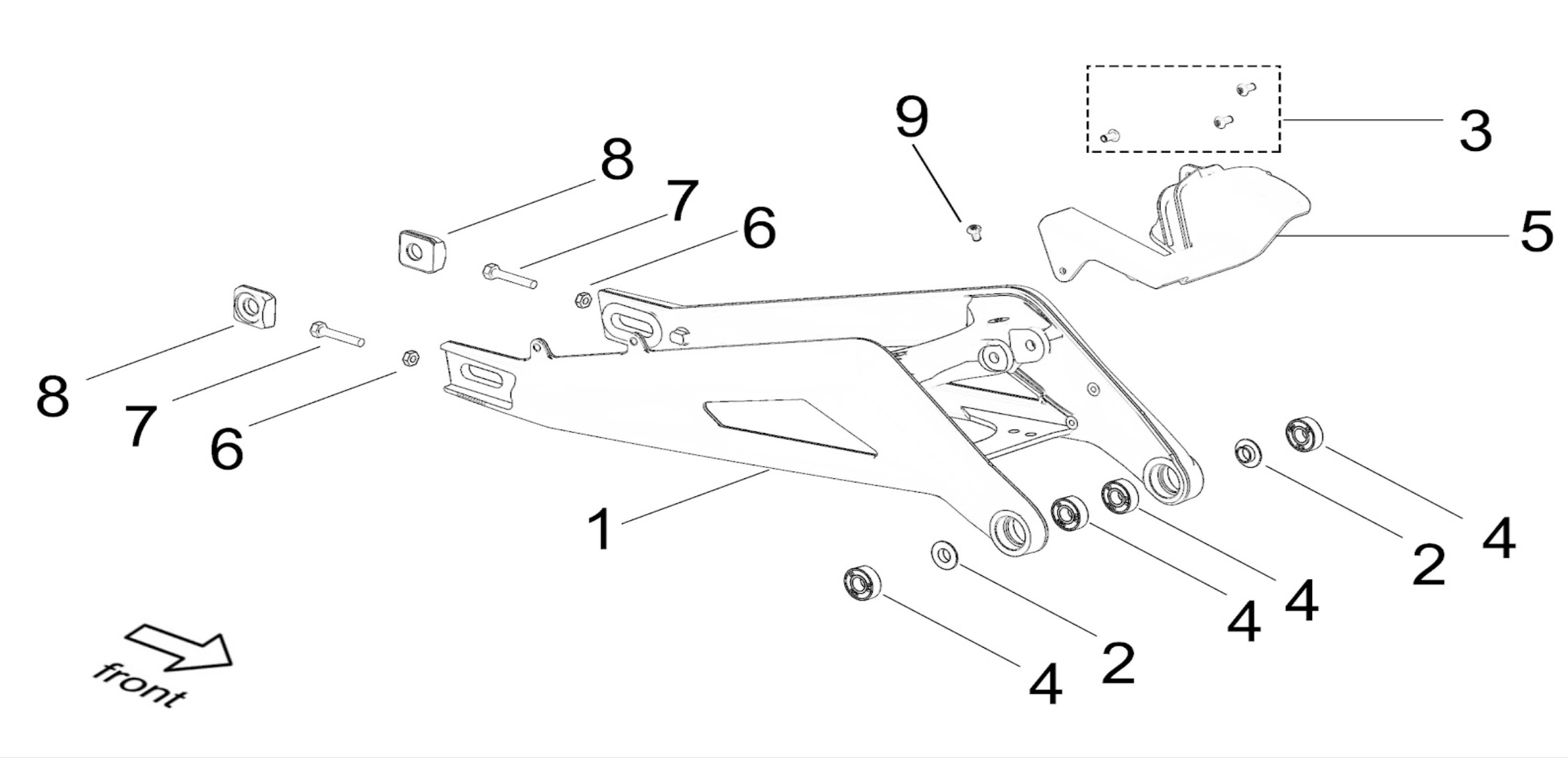 Surron LBX Axle Block Bolt and Nut(both sides)