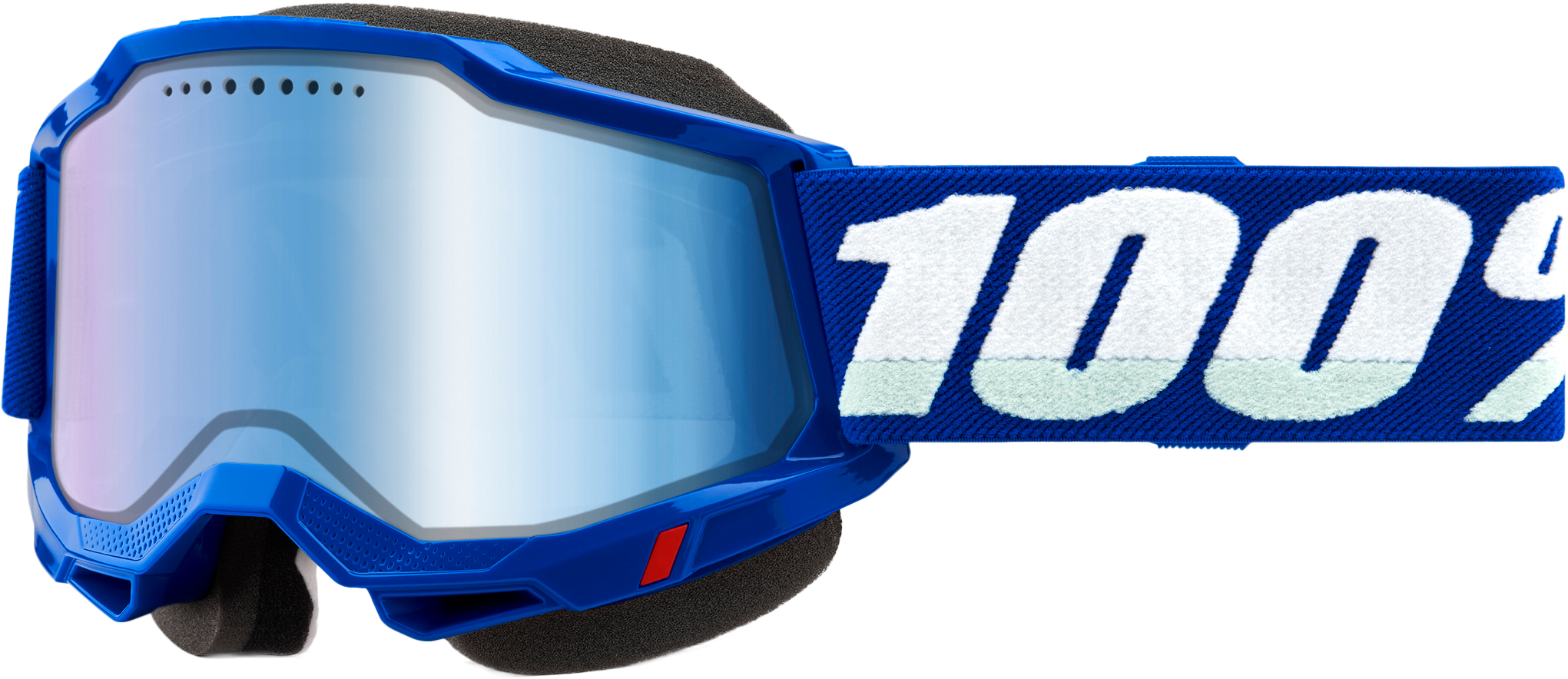 ACCURI 2 SNOWMOBILE GOGGLE BLUE W/ BLUE MIRROR LENS