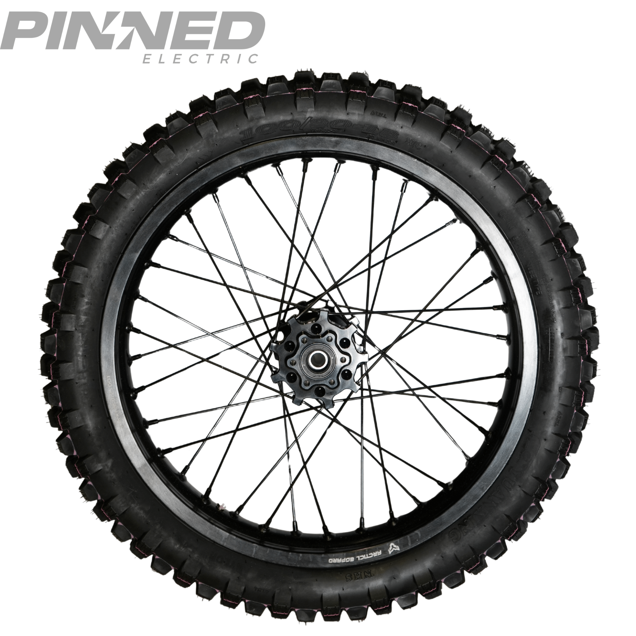 Arctic Leopard XE Pro 18" Rear Wheel and Dirt Tires (Arctic Leopard XE Pro OEM)