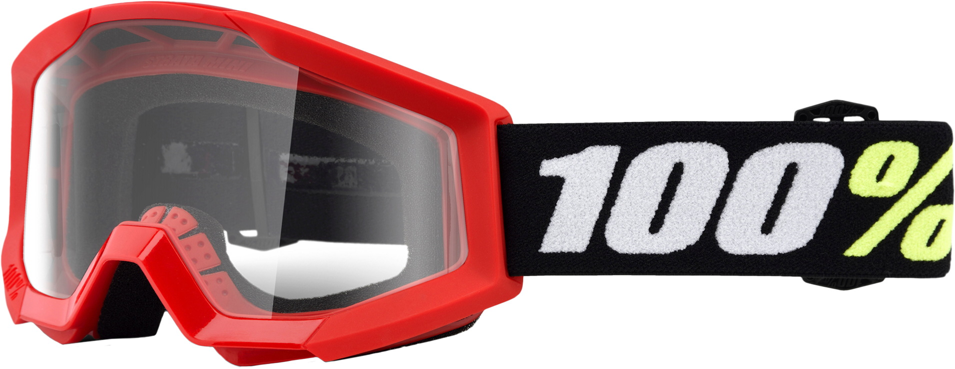 STRATA MINI GOGGLE RED CLEAR LENS