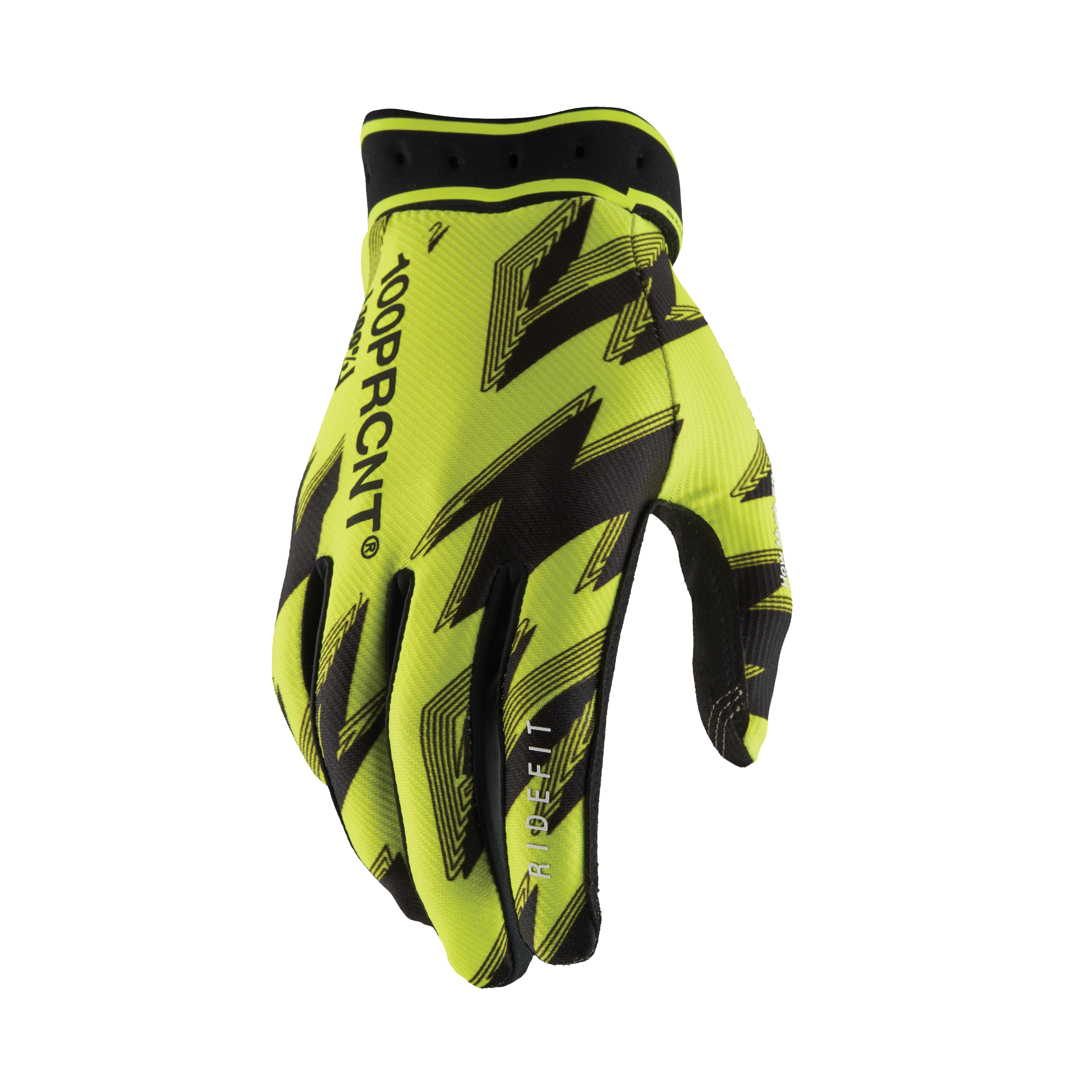 RIDEFIT GLOVES FLO YELLOW/BLACK XL