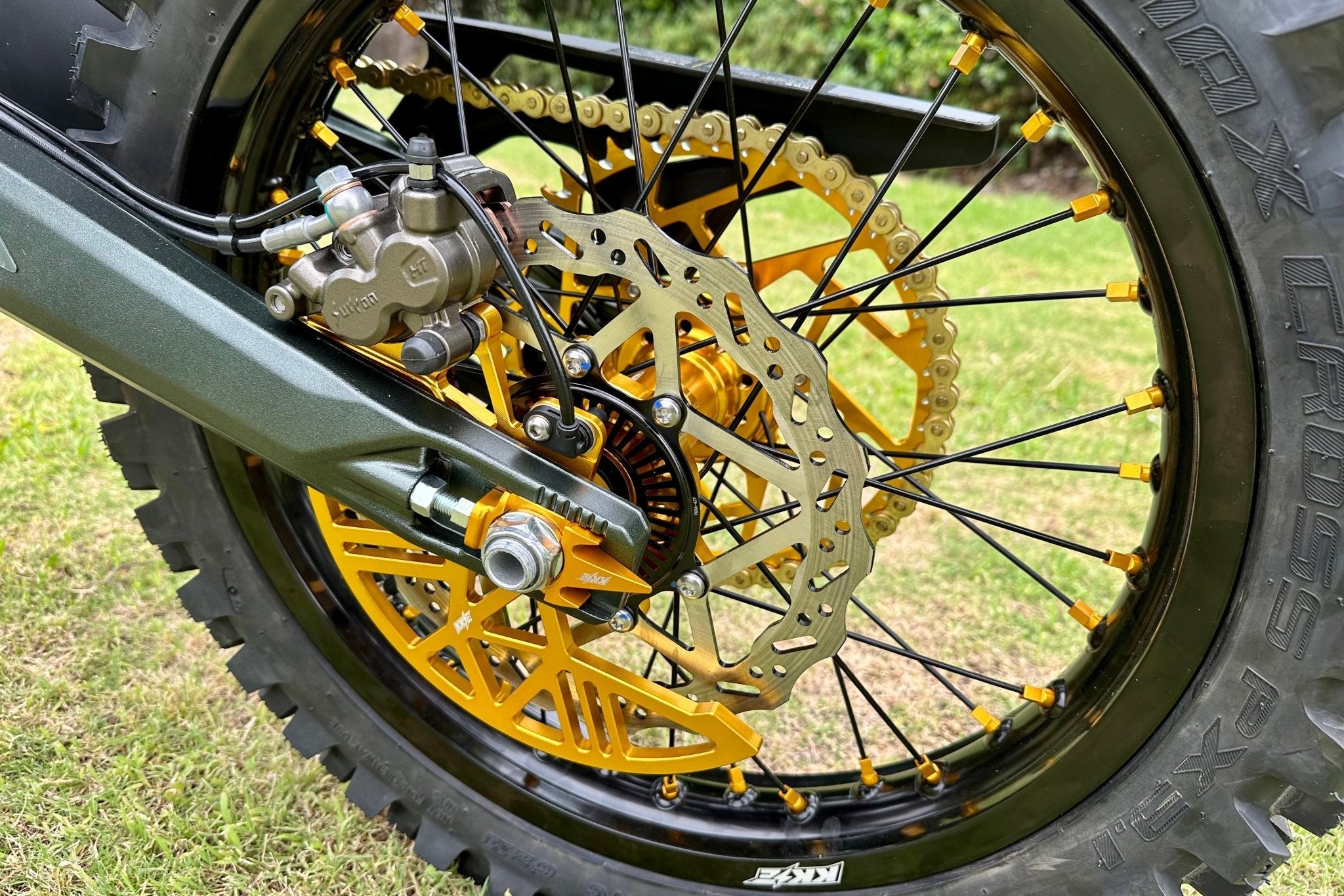 KKE Aluminum Rear Brake Disc Guard Fit SURRON Ultra Bee 2023-2025