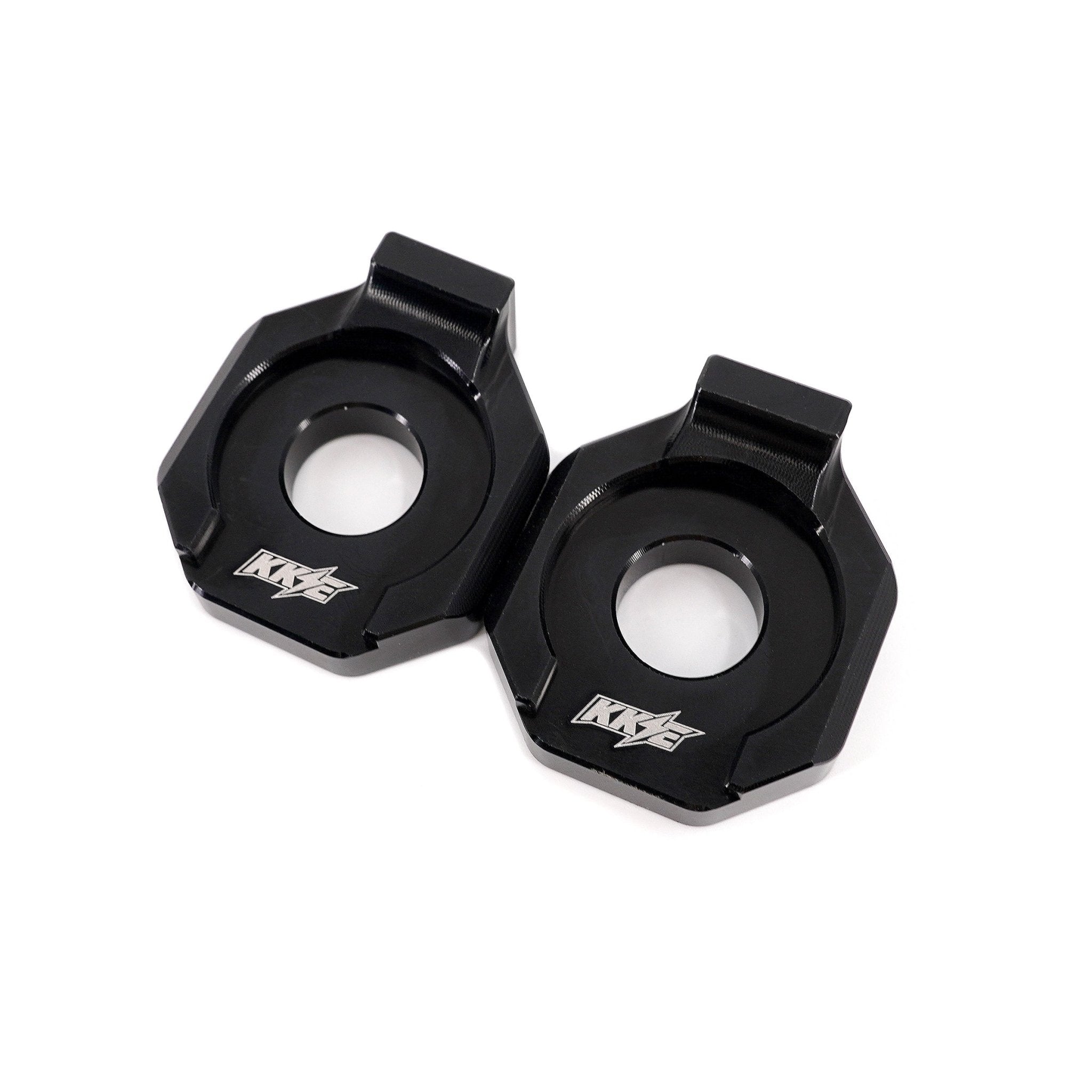 KKE Axle Chain Adjuster Blocks Fit Rawrr Mantis, Mantis X Black and Red - Pinned Electric