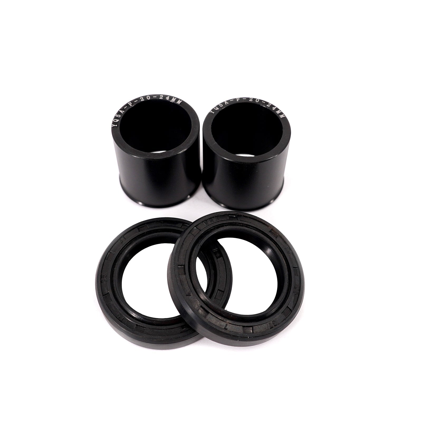 KKE Replacement Front Billet Bushing Spacers Kit Fit Surron Ultra Bee 2023-2025 Black