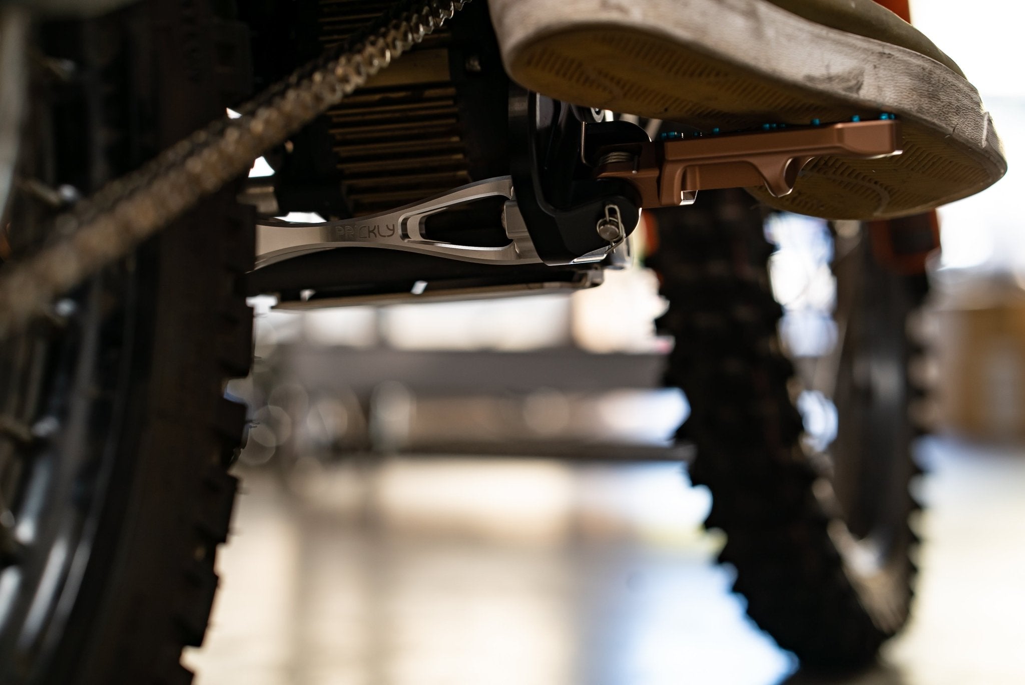 Prickly Motorsports Footpeg Brackets E Ride