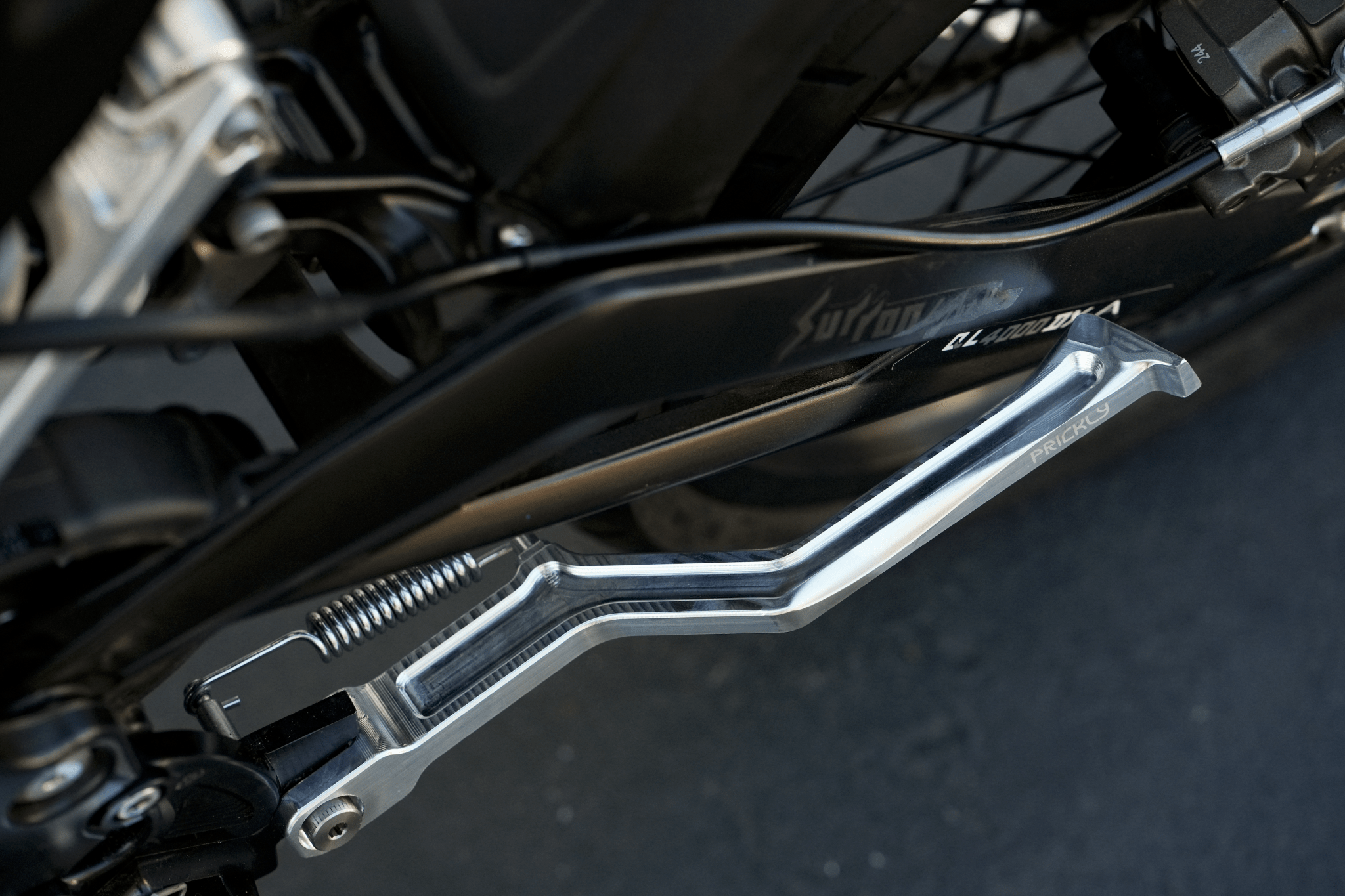 Prickly Motorsports Kickstand - Pinned Electric