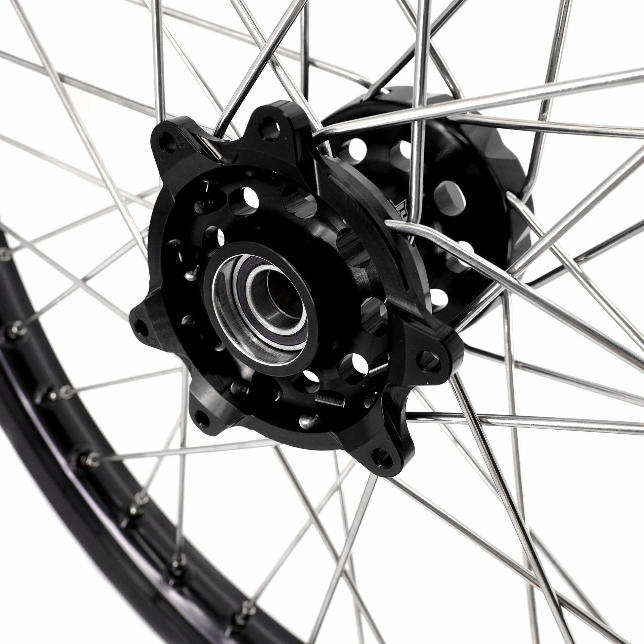 KKE 1.6*21" E-bike Spoke Wheels Rim Fit For SurRon Ultra Bee 2023-2025 Silver Nipples & Silver Spokes