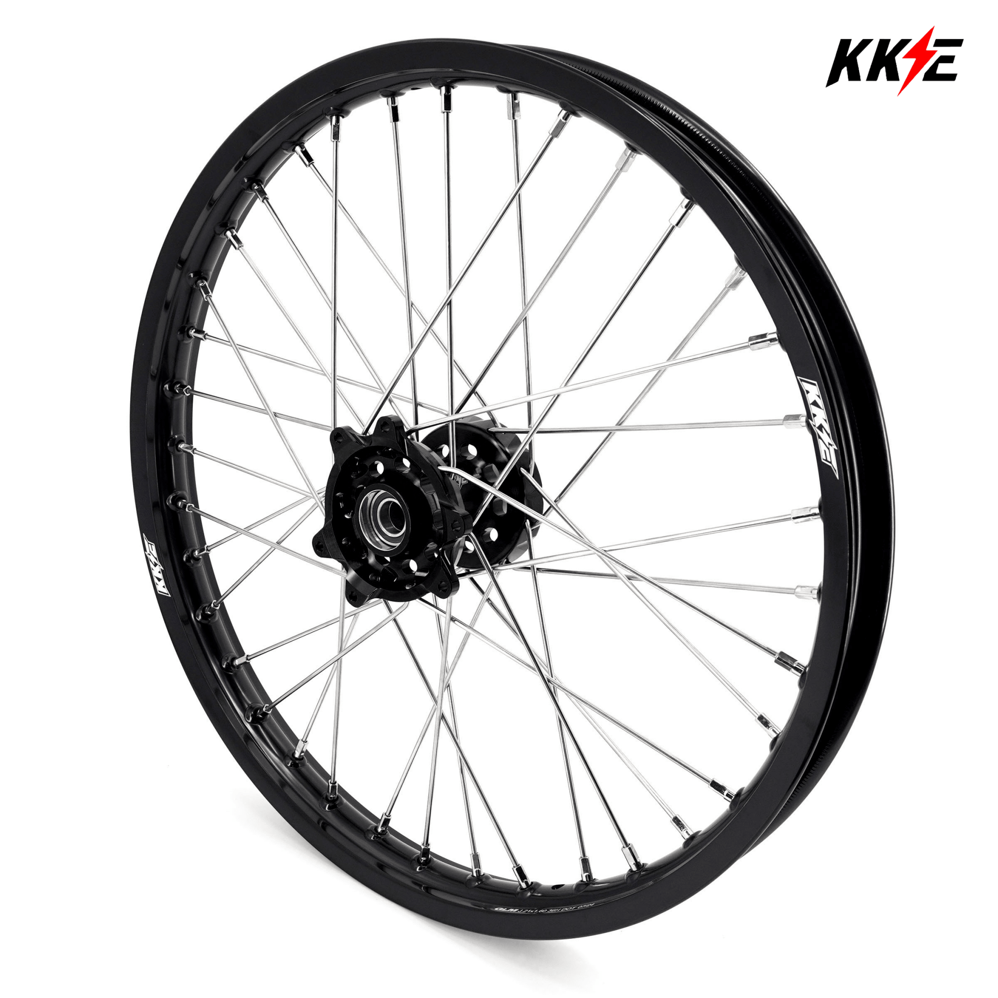 KKE 1.6*21" E-bike Spoke Wheels Rim Fit For SurRon Ultra Bee 2023-2025 Silver Nipples & Silver Spokes